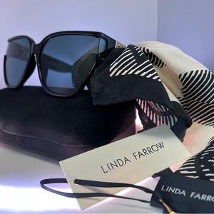 Sabine Designer Sunglasses by Linda Farrow
